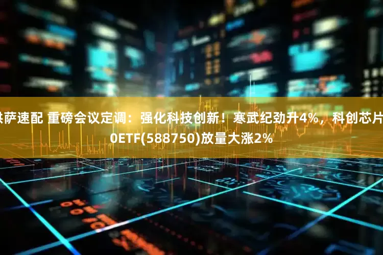 洪萨速配 重磅会议定调：强化科技创新！寒武纪劲升4%，科创芯片50ETF(588750)放量大涨2%