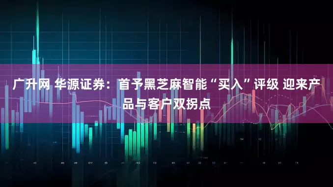 广升网 华源证券:首予黑芝麻智能“买入”评级 迎来产品与客户双拐点